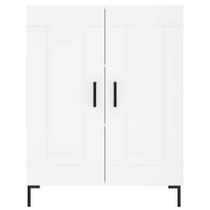 Skříň highboard bílá 69,5 x 34 x 180 cm kompozitní dřevo - obrázek 8