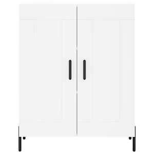 Skříň highboard bílá 69,5 x 34 x 180 cm kompozitní dřevo - obrázek 8