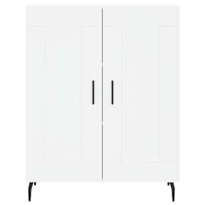 Skříň highboard bílá 69,5 x 34 x 180 cm kompozitní dřevo - obrázek 8