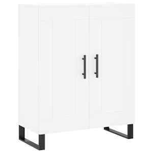 Skříň highboard bílá 69,5 x 34 x 180 cm kompozitní dřevo - obrázek 7
