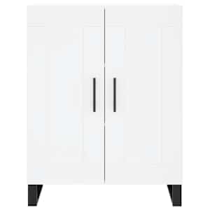 Skříň highboard bílá 69,5 x 34 x 180 cm kompozitní dřevo - obrázek 8