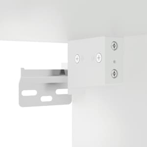 Skříň highboard bílá 69,5 x 34 x 180 cm kompozitní dřevo - obrázek 9
