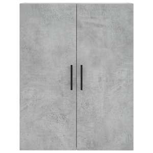 Skříň highboard betonově šedá 69,5x34x180 cm kompozitní dřevo - obrázek 6