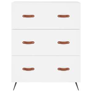 Skříň highboard bílá 69,5 x 34 x 180 cm kompozitní dřevo - obrázek 8