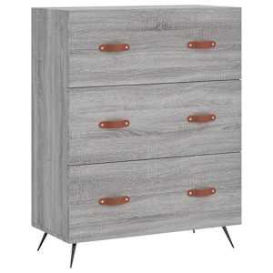 Skříň highboard šedá sonoma 69,5 x 34 x 180 cm kompozitní dřevo - obrázek 7