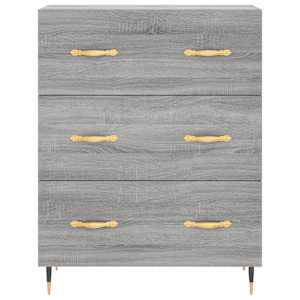 Skříň highboard šedá sonoma 69,5 x 34 x 180 cm kompozitní dřevo - obrázek 8