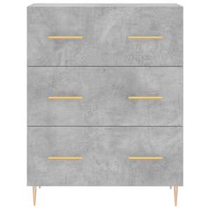 Skříň highboard betonově šedá 69,5x34x180 cm kompozitní dřevo - obrázek 8