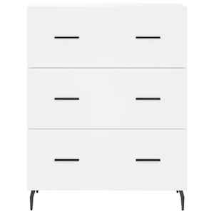 Skříň highboard bílá 69,5 x 34 x 180 cm kompozitní dřevo - obrázek 8