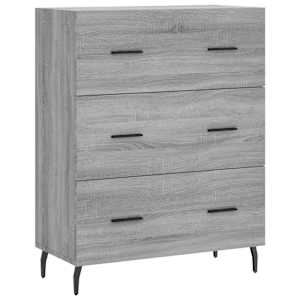 Skříň highboard šedá sonoma 69,5 x 34 x 180 cm kompozitní dřevo - obrázek 7
