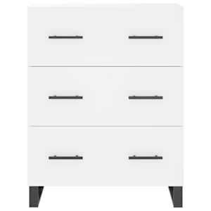 Skříň highboard bílá 69,5 x 34 x 180 cm kompozitní dřevo - obrázek 8