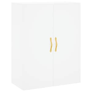Skříň highboard bílá 69,5 x 34 x 180 cm kompozitní dřevo - obrázek 5