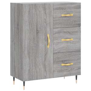 Skříň highboard šedá sonoma 69,5 x 34 x 180 cm kompozitní dřevo - obrázek 7