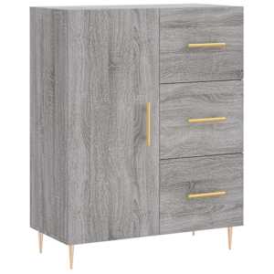 Skříň highboard šedá sonoma 69,5 x 34 x 180 cm kompozitní dřevo - obrázek 7