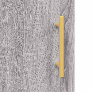 Skříň highboard šedá sonoma 69,5 x 34 x 180 cm kompozitní dřevo - obrázek 10