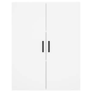 Skříň highboard bílá 69,5 x 34 x 180 cm kompozitní dřevo - obrázek 6