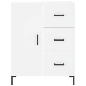 Skříň highboard bílá 69,5 x 34 x 180 cm kompozitní dřevo - obrázek 8