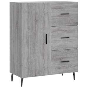 Skříň highboard šedá sonoma 69,5 x 34 x 180 cm kompozitní dřevo - obrázek 7