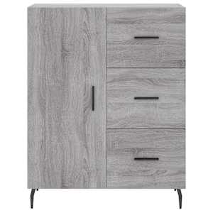 Skříň highboard šedá sonoma 69,5 x 34 x 180 cm kompozitní dřevo - obrázek 8