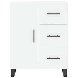 Skříň highboard bílá 69,5 x 34 x 180 cm kompozitní dřevo - obrázek 8