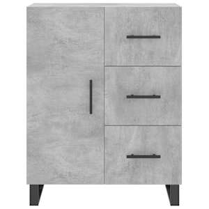 Skříň highboard betonově šedá 69,5x34x180 cm kompozitní dřevo - obrázek 8