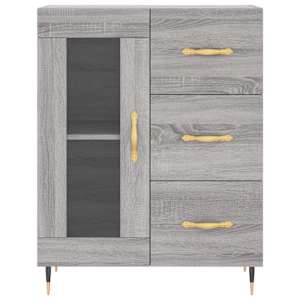 Skříň highboard šedá sonoma 69,5 x 34 x 180 cm kompozitní dřevo - obrázek 8