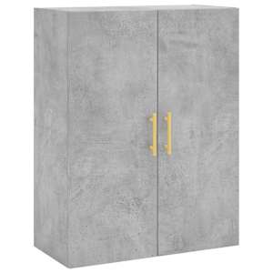 Skříň highboard betonově šedá 69,5x34x180 cm kompozitní dřevo - obrázek 5