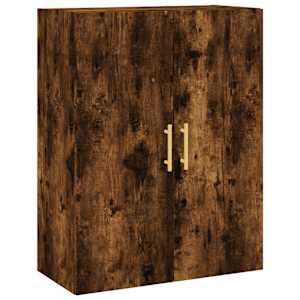 Skříň highboard kouřový dub 69,5 x 34 x 180 cm kompozitní dřevo - obrázek 5