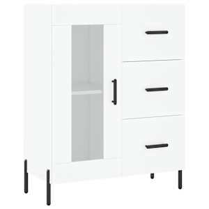 Skříň highboard bílá 69,5 x 34 x 180 cm kompozitní dřevo - obrázek 7