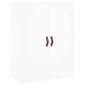Skříň highboard bílá 69,5 x 34 x 180 cm kompozitní dřevo - obrázek 5