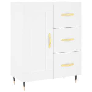 Skříň highboard bílá 69,5 x 34 x 180 cm kompozitní dřevo - obrázek 7