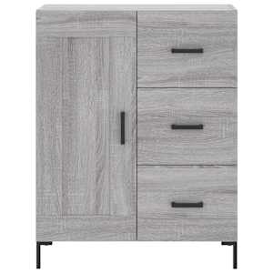 Skříň highboard šedá sonoma 69,5 x 34 x 180 cm kompozitní dřevo - obrázek 8