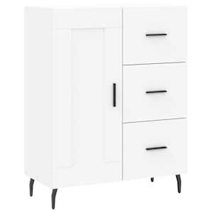 Skříň highboard bílá 69,5 x 34 x 180 cm kompozitní dřevo - obrázek 7