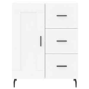 Skříň highboard bílá 69,5 x 34 x 180 cm kompozitní dřevo - obrázek 8