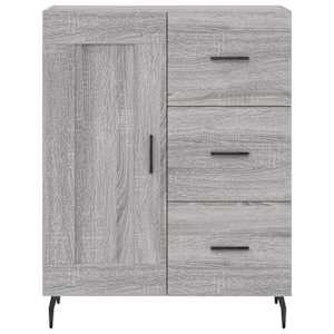 Skříň highboard šedá sonoma 69,5 x 34 x 180 cm kompozitní dřevo - obrázek 8