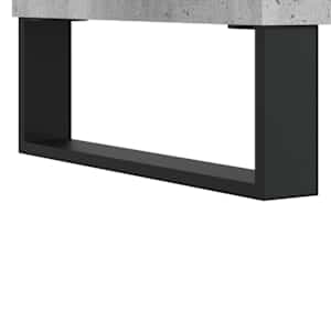 Skříň highboard betonově šedá 69,5x34x180 cm kompozitní dřevo - obrázek 12