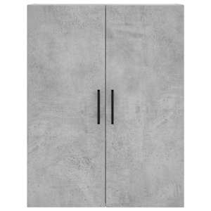 Skříň highboard betonově šedá 69,5x34x180 cm kompozitní dřevo - obrázek 6