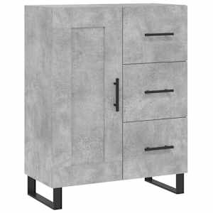 Skříň highboard betonově šedá 69,5x34x180 cm kompozitní dřevo - obrázek 7