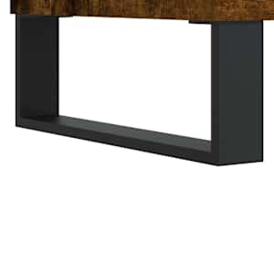 Skříň highboard kouřový dub 69,5 x 34 x 180 cm kompozitní dřevo - obrázek 12