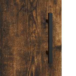 Skříň highboard kouřový dub 69,5 x 34 x 180 cm kompozitní dřevo - obrázek 11