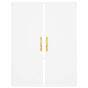 Skříň highboard bílá 69,5 x 34 x 180 cm kompozitní dřevo - obrázek 6