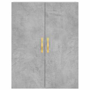Skříň highboard betonově šedá 69,5x34x180 cm kompozitní dřevo - obrázek 6