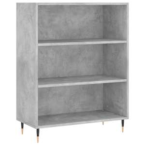 Skříň highboard betonově šedá 69,5x34x180 cm kompozitní dřevo - obrázek 7