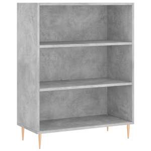 Skříň highboard betonově šedá 69,5x34x180 cm kompozitní dřevo - obrázek 7