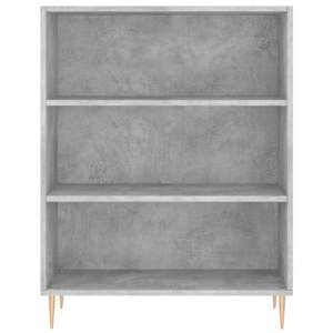 Skříň highboard betonově šedá 69,5x34x180 cm kompozitní dřevo - obrázek 8