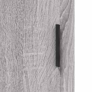 Skříň highboard šedá sonoma 69,5 x 34 x 180 cm kompozitní dřevo - obrázek 10