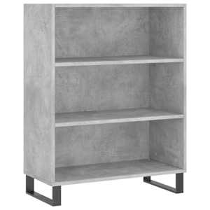 Skříň highboard betonově šedá 69,5x34x180 cm kompozitní dřevo - obrázek 7