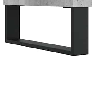 Skříň highboard betonově šedá 69,5x34x180 cm kompozitní dřevo - obrázek 11