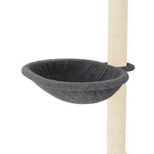 Škrabadlo pro kočky se sisalovými sloupky tmavě šedé 95 cm - obrázek 7