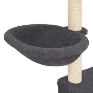 Škrabadlo pro kočky se sisalovými sloupky tmavě šedé 83 cm - obrázek 8
