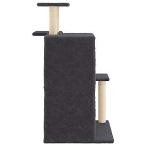 Škrabadlo pro kočky se sisalovými sloupky tmavě šedé 97 cm - obrázek 5